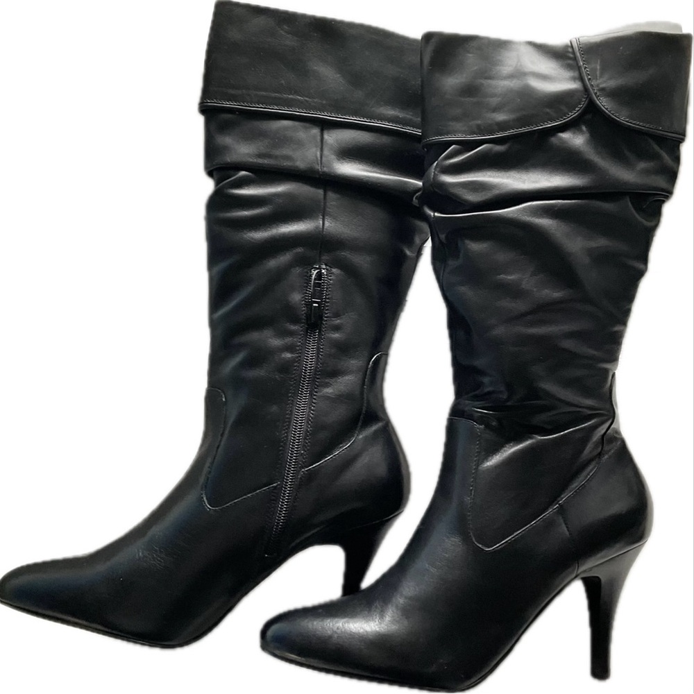 Women’s NEW Diba Luxury High Quality Soft Leather Black Boots / Size 10